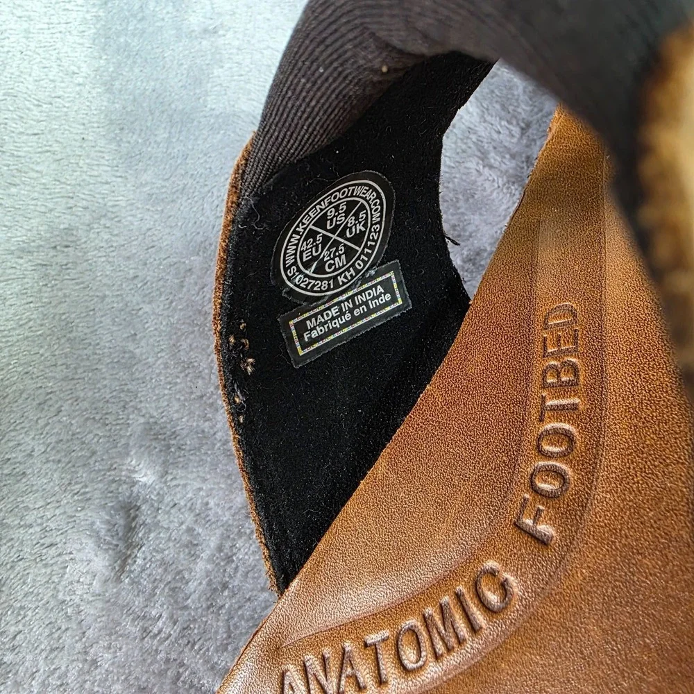 Keen Daytona‎ II Sandals Mens 9.5 Slide Slip Casual Comfort Low Top Flats Brown